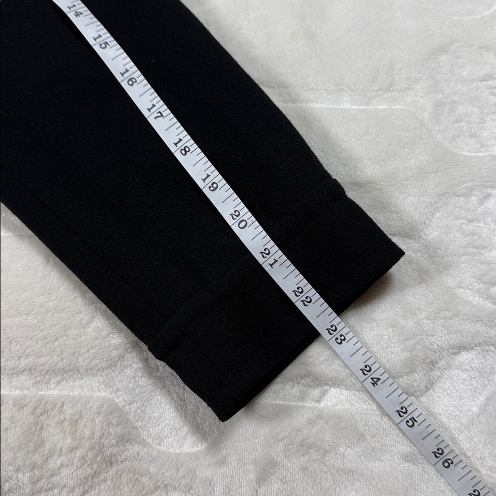 Anne Klein Womens Black Silk Blazer Size 8 Round‎ Neck Minimalist Classic Fall - Picture 9 of 13